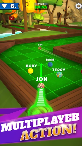 Gameplay screenshot 2 from Mini Golf Club－PvP Multiplayer - Sports game