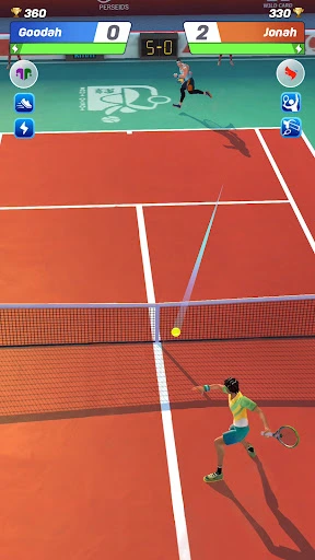 Gameplay screenshot 2 from Tennis Clash: Multiplayer Game - Sports game