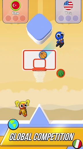 Gameplay screenshot 2 from Basket Battle - Sports game